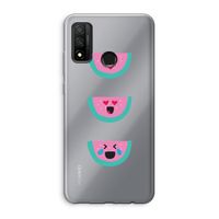 Smiley watermeloen: Huawei P Smart (2020) Transparant Hoesje