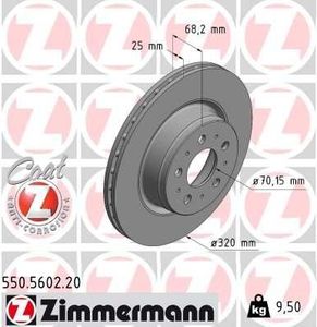 Remschijf COAT Z 550560220