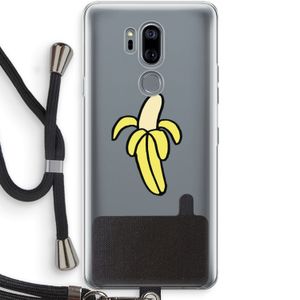 Banana: LG G7 Thinq Transparant Hoesje met koord