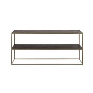 Light&living Side table 150x40x70 cm CHISA hout zwart-ant brons