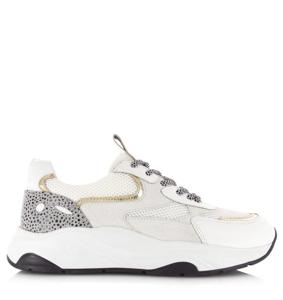 POELMAN Poelman - LPIVA-01POE1 sneaker White/Pla Wit Mesh Lage sneakers Dames