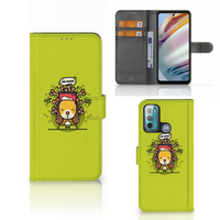 Motorola Moto G60 Leuk Hoesje Doggy Biscuit