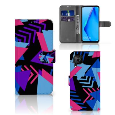 Huawei P40 Lite | Book Case | Funky Triangle