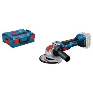 Bosch Blauw GWX 18V-10 Professional | Accu Haakse Slijper | L-Boxx | zonder accu's en lader - 06017B0101