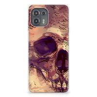 Silicone Back Case Motorola Edge 20 Lite Skullhead - thumbnail