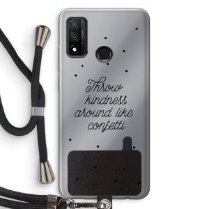 Confetti: Huawei P Smart (2020) Transparant Hoesje met koord