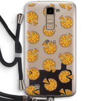 You Had Me At Pizza: LG K10 (2016) Transparant Hoesje met koord