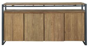 D-Bodhi Fendy Dressoir 4-Deurs - 200x45x100 - Teakhout