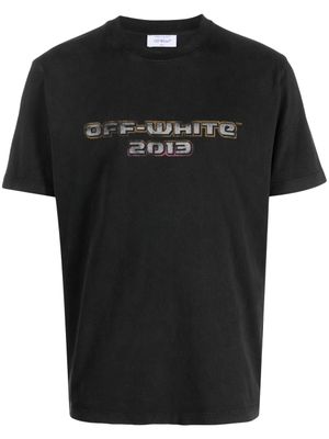 Off-White t-shirt en coton à logo imprimé - Noir