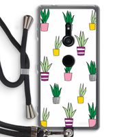 Sanseveria: Sony Xperia XZ2 Transparant Hoesje met koord