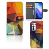 OPPO Find X3 Neo 5G | Book Case | Polygon Color