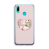 GRL PWR Flower: Huawei P Smart (2019) Transparant Hoesje