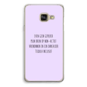 Tequila: Samsung A3 (2017) Transparant Hoesje