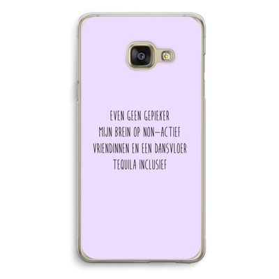 Tequila: Samsung A3 (2017) Transparant Hoesje
