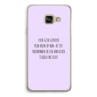 Tequila: Samsung A3 (2017) Transparant Hoesje