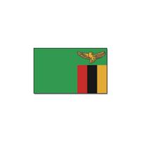 Landen Vlag van Zambia - 90 x 150 cm - feestartikelen