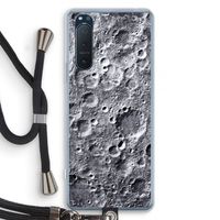 Maanlandschap: Sony Xperia 5 II Transparant Hoesje met koord Maanlandschap: Sony Xperia 5 II Transparant Hoesje met koord