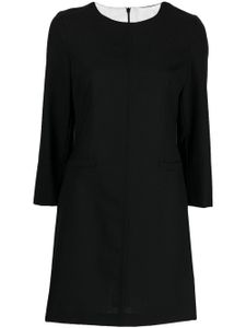 Semicouture robe évasée à encolure ronde - Noir