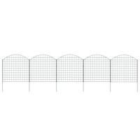 VidaXL Schuttingset gebogen 77,5x78,5 cm groen