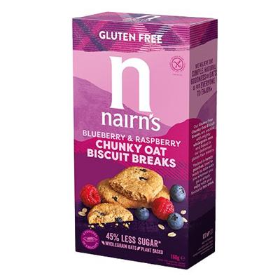 Nairns Breakfast biscuit blueberry & raspberry Nairns Breakfast biscuit blueberry & raspberry