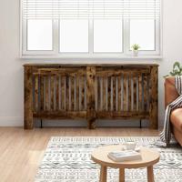 Radiatorafdekking Gerookt eiken 172 x 19 x 81,5 cm Bewerkt hout