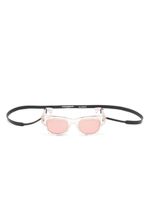 Alanui x Jacques Marie Mage lunettes de soleil Zuma - Rose