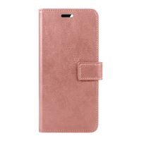 Basey Xiaomi 12 Hoesje Book Case Kunstleer Cover Hoes -Rose Goud