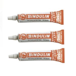 Set van 3x stuks tube textiellijm 17,5 gram