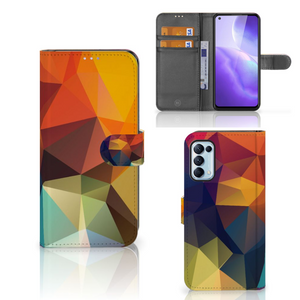 OPPO Find X3 Lite Book Case Polygon Color