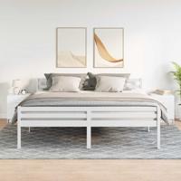 Nachtkastjes 2 st met 2 lades 40x36x50 cm wit