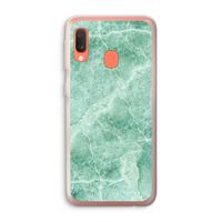 Groen marmer: Samsung Galaxy A20e Transparant Hoesje
