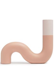 Nuove Forme vase Pidou en forme de S (25cm) - Rose