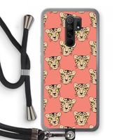 Tijger: Xiaomi Redmi 9 Transparant Hoesje met koord