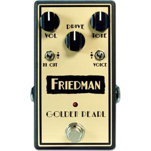 Friedman Golden Pearl transparent lower gain overdrive effectpedaal