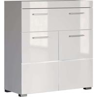 Amanda badkameronderkast - Wit - 2 deuren + 1 lade - L73 x D31 x H79 cm - TRENDTEAM
