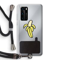 Banana: Huawei P40 Transparant Hoesje met koord