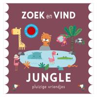 Rebo Publishers Zoek en vind - jungle pluizige vriendjes