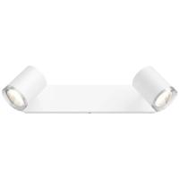 Philips Lighting Hue LED-plafondlamp voor badkamers 871951434087900 Hue White Amb. Adore Spot 2 flg. weiß 2x350lm inkl. Dimmschalter GU10 10 W - thumbnail