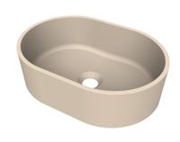 Arcqua Case Opbouw Waskom Ovaal 40x28 Mat Zand Arcqua Arcqua Case Opbouw Waskom Ovaal 40x28 Mat Zand Arcqua