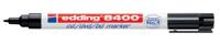 Edding permanent marker voor CD/DVD/BD e-8400 zwart Edding permanent marker voor CD/DVD/BD e-8400 zwart