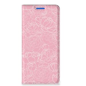 OPPO Reno6 5G Smart Cover White Flowers