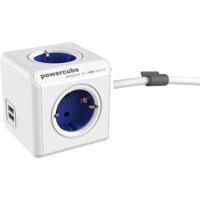 Allocacoc PowerCube | Extended USB | stekkerdoos stekkerdoos (Wit/grijs)