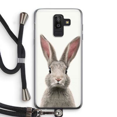 Daisy: Samsung Galaxy J8 (2018) Transparant Hoesje met koord