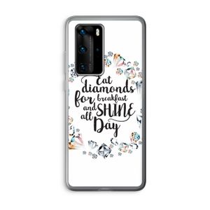 Diamonds: Huawei P40 Pro Transparant Hoesje