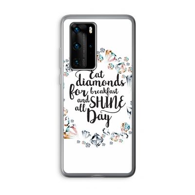 Diamonds: Huawei P40 Pro Transparant Hoesje