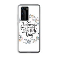 Diamonds: Huawei P40 Pro Transparant Hoesje