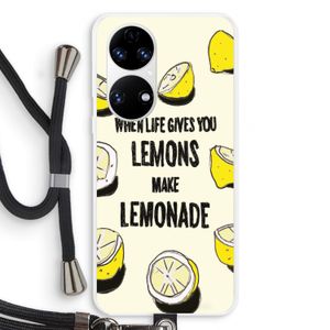 Lemonade: Huawei P50 Transparant Hoesje met koord