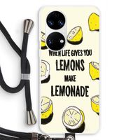Lemonade: Huawei P50 Transparant Hoesje met koord