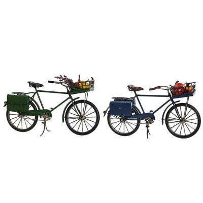 Decoratieve figuren Home ESPRIT Groen Marineblauw Vintage 30 x 9 x 17 cm (2 Stuks)