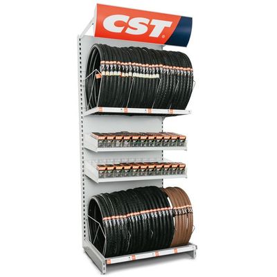 Cst bandenschap optie 2 met ruimte voor ongeveer 50 buiten- en 240 binnenbanden.